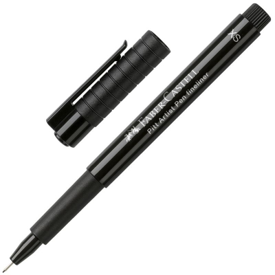 Ручка капиллярная художественная Faber-Castell Pitt® Artist pen d-0.1мм (XS) черная