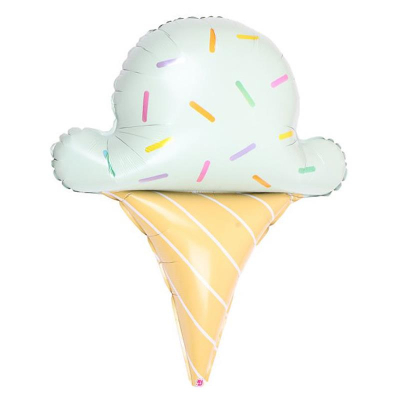 Шар воздушный фольгированный Фигура Мороженое Веселуха 90см