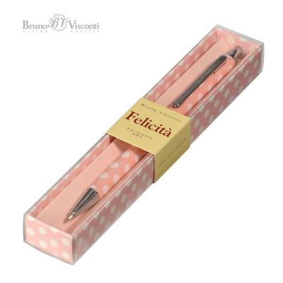 Ручка шариковая BrunoVisconti® 'Felicita' 0.7мм металлический корпус 'Фантазия' синие чернила