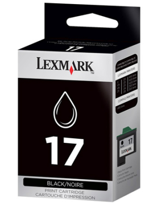 Картридж струйный Lexmark № 17 CJP-Z13/23/24/25/33/34/35  X-72/74/75/1130/1150/1180/1185/1190/1250 Z515-645 черный ресурс 205стр
