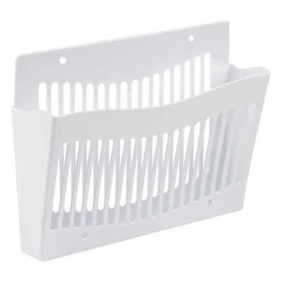 Держатель для брошюр настенный A4 до 400л горизонтальный СТАММ белый