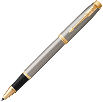 Роллер Parker IM Core 2017 Brushed Metal GT Fine черные чернила