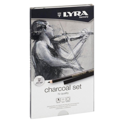 Набор художественный Lyra Rembrandt Charcoal 11пр в металлической коробке