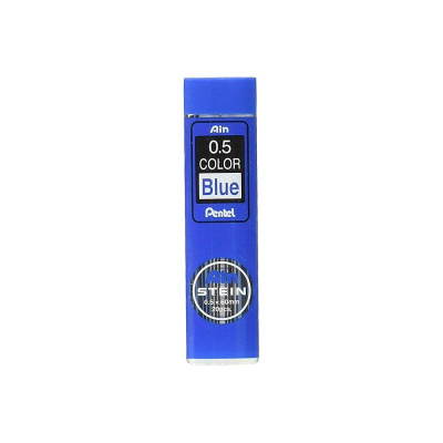 Грифель 0.5мм  Pentel 'Ain Stein' Blue синий 20шт