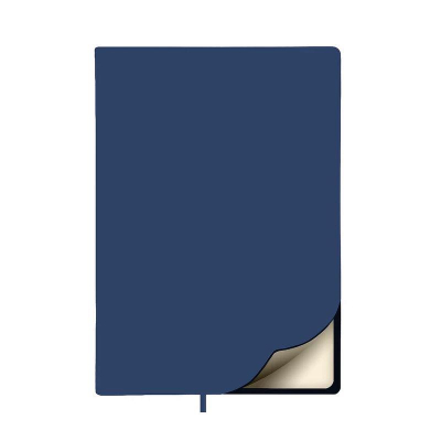 Ежедневник A5 Lamark 'Magic Soft Touch Flex' 256стр тонированный блок гибкая обложка искусственная кожа синий