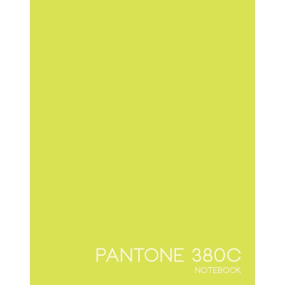 Тетрадь A5  96л линейка на сшивке Listoff® интегральная матовая обложка выборочный лак Пантон New 'Сочный лимон'