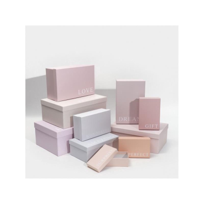 Коробка подарочная прямоугольная 32х20х12см 'Нежный'