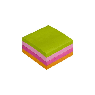 Липкий блок&nbsp;&nbsp;51х 51мм Attache Selection 400л 'Неон-1'