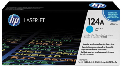 Картридж лазерный HP (124A) 1600/2600/2605/CM1015/CM1017 голубой ресурс 2 000стр