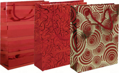 Пакет подарочный Clairefontaine Premium Red 17х22х6см