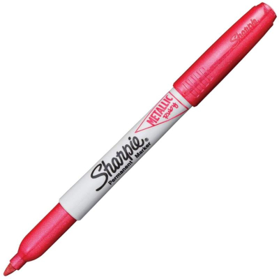 Маркер перманентный Sharpie® Fine круглый 2.0мм  металлик рубиновый