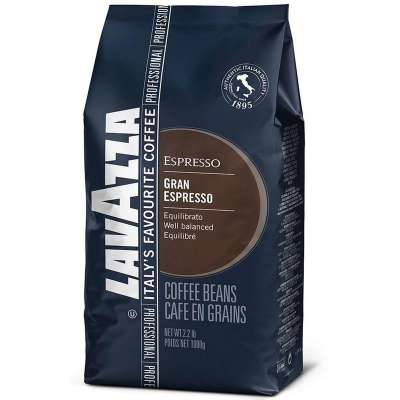 Кофе зерновой Lavazza 'Gran Espresso' обжарка средняя 1000г в вакуумном пакете