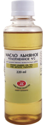 Масло льняное уплотненное Невская палитра 220мл