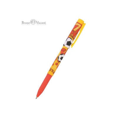 Ручка шариковая BrunoVisconti® 0.7мм 'FreshWrite' синяя 'Футбол. Чемпионы. Испания'