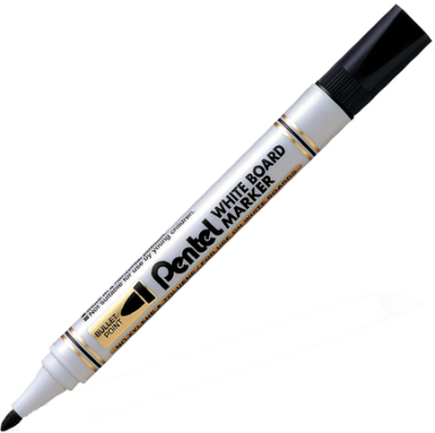 Маркер для доски Pentel круглый  4.2мм черный