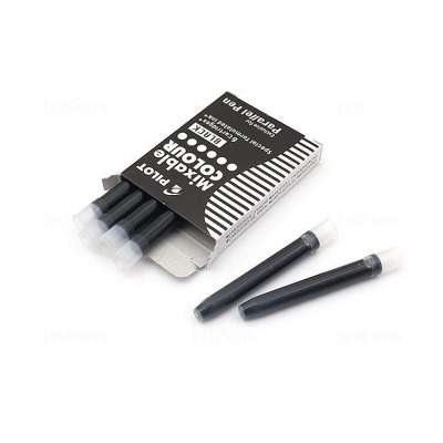 Картриджи чернильные для ручек Pilot Parallel Pen черные  6шт