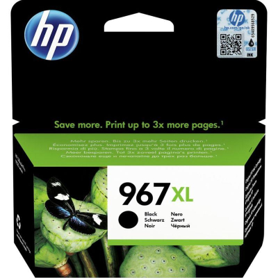 Картридж струйный HP №967XL OfficeJet Pro 9010/9013/9020/9023 черный ресурс 3000стр