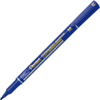 Маркер перманентный Pentel круглый  1.0мм 'Medium Point' синий