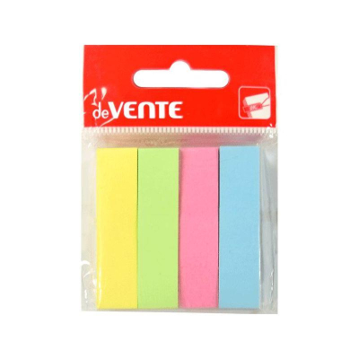 Закладки deVENTE 12х50мм 4цв х100шт пастельные бумажные