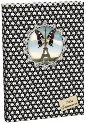 Записная книжка A4  96л без линовки Clairefontaine Les Cakes de Bertrand Paris тонированный блок твердая обложка ляссе