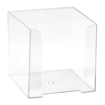 Бокс для куба для записей 9.0х9.0х9.0см СТАММ прозрачный