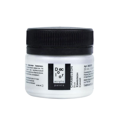 Краска акриловая декоративная Деколор Хамелеон синий  20мл