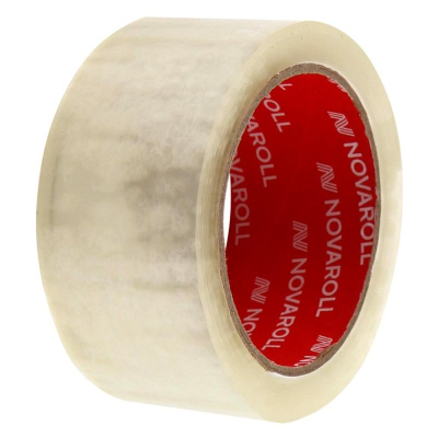 Клейкая лента упаковочная прозрачная 0.048х 66м/3" 43мкм Nova Roll® 204 прозрачная