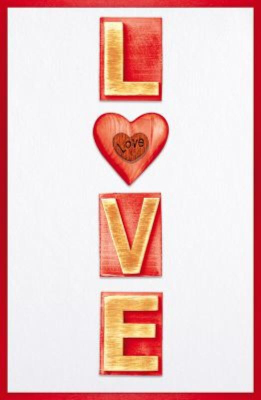 Открытка 103х158мм ГК 'LOVE'