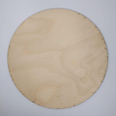Заготовка для росписи деревянная Панно круглое  4мм d-14см