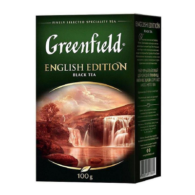Чай листовой Greenfield черный 'English Edition' цейлонский 100г