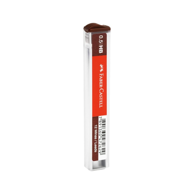 Грифель 0.5мм HB Faber-Castell Polymer 12шт