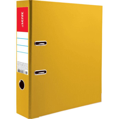 Папка файл A4&nbsp;&nbsp;75мм deVENTE двустороний PVC разобранная желтая