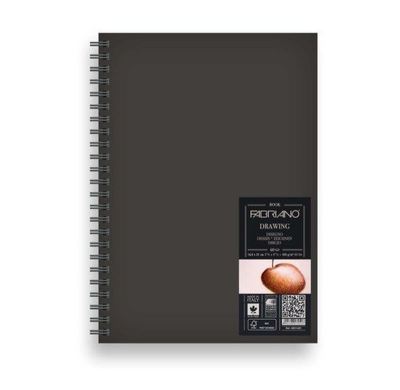Альбом для художественных работ Fabriano Drawing Book 21х30см 160г 60л мелкое зерно на спирали