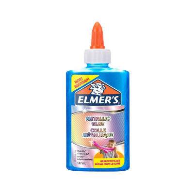 Клей канцелярский металлик Elmer's 147мл синий