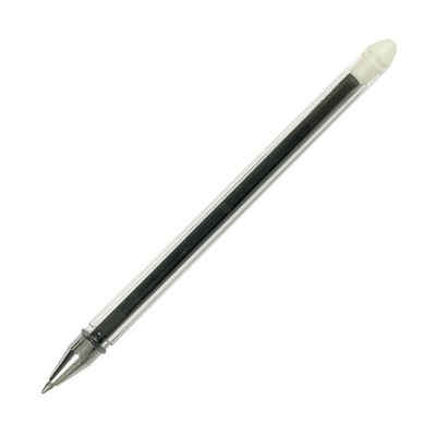 Ручка гелевая стираемая deVENTE 0.7мм 'Slim' черная