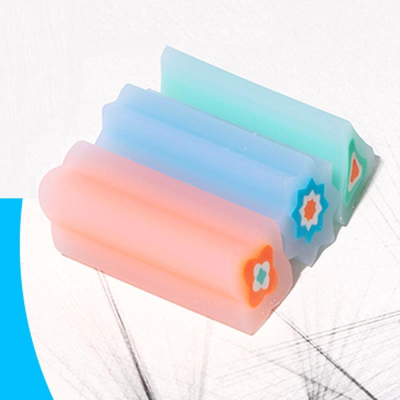 Ластик пластиковый для карандаша Deli 'Pupal' 48x21x21мм PVC 3 дизайна ассорти