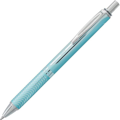 Ручка гелевая Pentel 'EnerGel' Metal 0.7мм металлический корпус Aquamarine с металлическим футляром в блистере