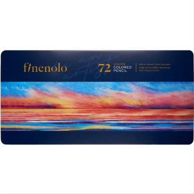 Карандаши художественные Deli 'Finenolo' 72цв в металлической коробке