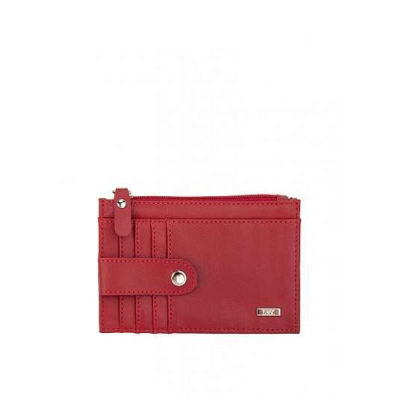 Футляр для кредитных карт Esse Red Dark кожа варан малиновый