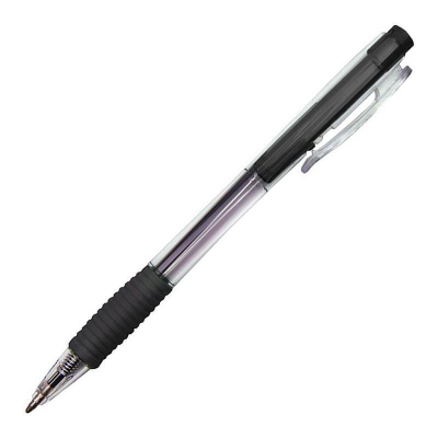 Ручка шариковая автоматическая Dolce Costo 0.7мм с резиновой манжетой черная