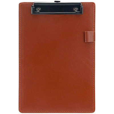 Клипборд A4 deVENTE с петлей для ручки искусственная кожа коричневый