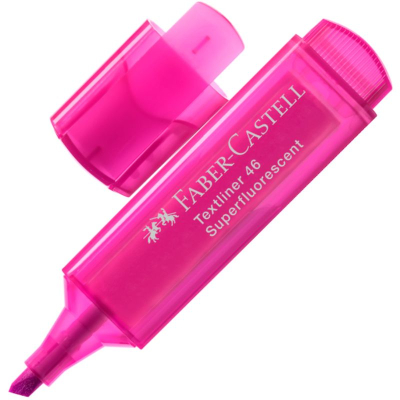 Текст-маркер Faber-Castell Textliner Super Fluo  1-5.0мм розовый