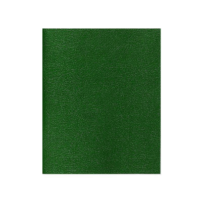 Тетрадь A5  96л клетка на скрепке Lamark обложка бумвинил зеленая