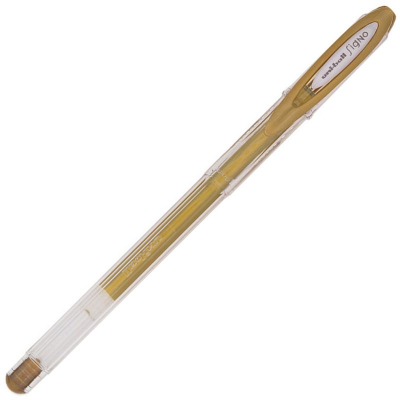 Ручка гелевая Uni-Ball 0.8мм Signo Noble Metal золото