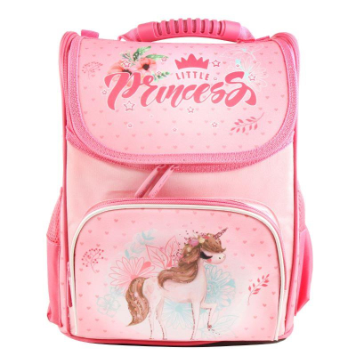 Ранец Кокос 26х34х14см 1 отделение 3 отделения эргономичная спинка MINI Light&nbsp;&nbsp;'Unicorn Princess'