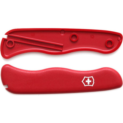 Накладка для ножей Victorinox 111мм с замком Slider Lock левая красная