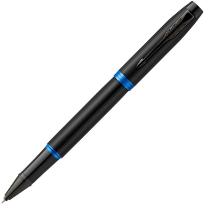 Роллер Parker IM Vibrant Rings T315 Marine Blue PVD Fine черные чернила