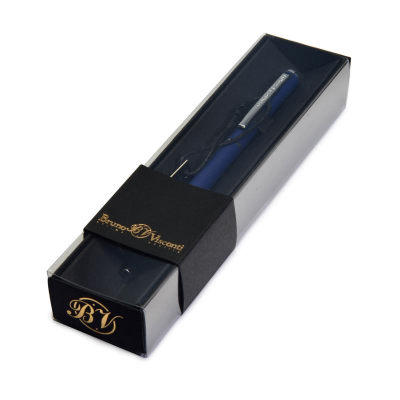 Ручка шариковая Bruno Visconti Palermo 0.7мм металлический темно-синий корпус синие чернила
