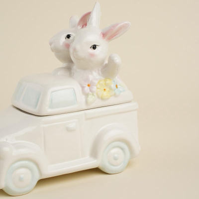 Лимонница SL Home 'Лесные кролики' 14х14см керамическая