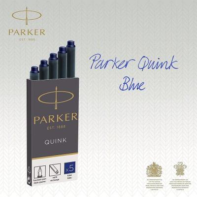 Картриджи чернильные Parker Quink Z11  5шт синие